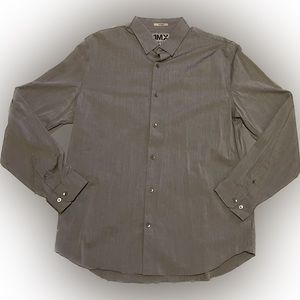Express fitted long sleeve button down shirt 1MX XL